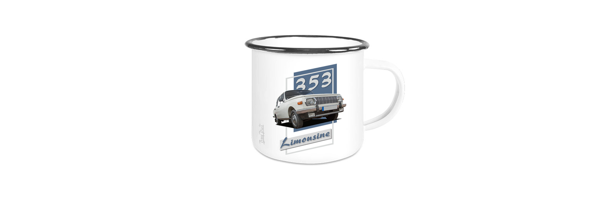 Emailletasse Motive OstCars (Wartb)